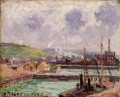 view of duquesne and berrigny basins in dieppe 1902 Camille Pissarro